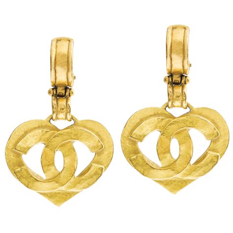 chanel heart and key diamond earrings|Chanel earrings official site.